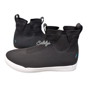 Vessi Black and White Men's Boots